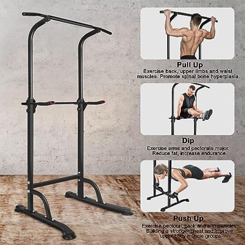 Ye Power Tower プルアップバーとディップステー - Home Bar And Gym のレビューと価格