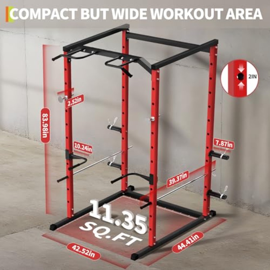 ヘビーデューティーパワーケージ（プルアップバー付き）1100 - Home Bar And Gym のレビューと価格