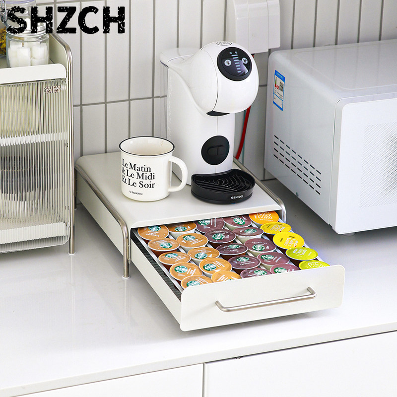 コーヒーカプセルホルダー、INSスタイルのキッチンカウンター - Home Bar And Counter のレビューと価格
