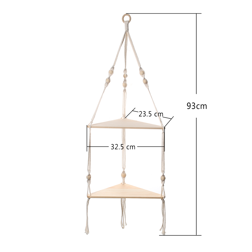 1/2/3 層フローティングウォールシェルフ木製三角形コーナ - Home Bar Shelves のレビューと価格