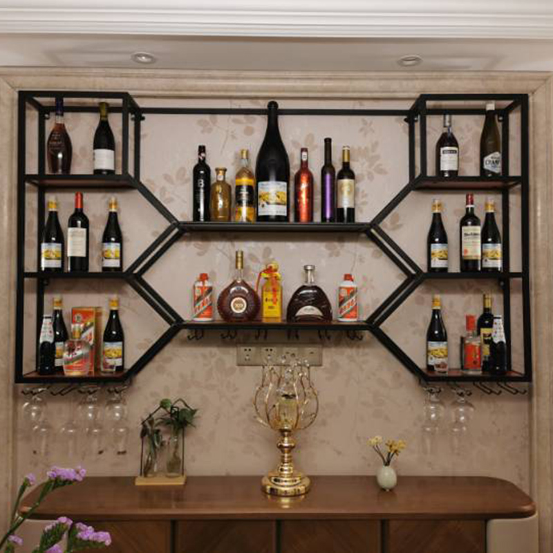 メタルシェルフ ワインキャビネット リビングルーム収納 キッ - Home Bar Shelves のレビューと価格